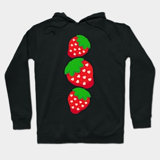 Red Strawberries Hoodie